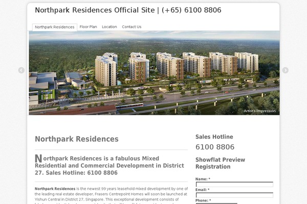 northpark-residences.net site used Sharon