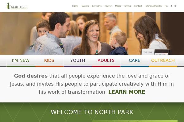 Roots theme site design template sample