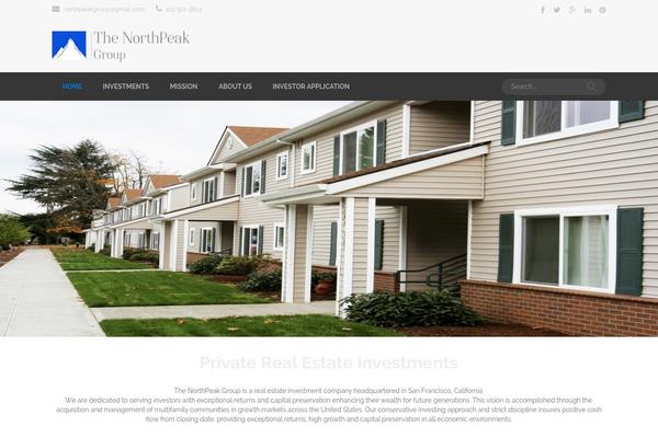 Qaro theme site design template sample