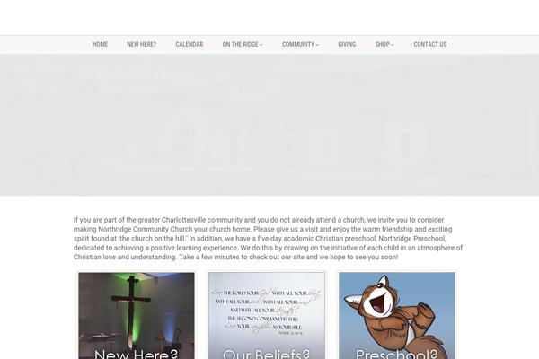 NativeChurch theme site design template sample