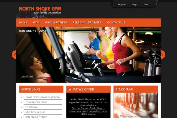 Infinite theme site design template sample