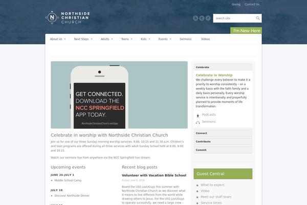 Abundance theme site design template sample