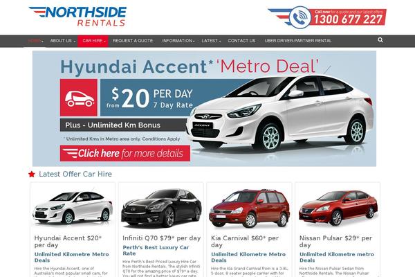 northsiderentals.com.au site used Northside