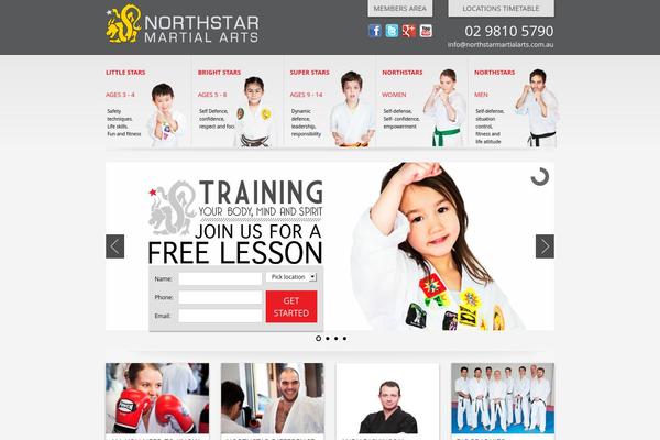 Northstar theme site design template sample