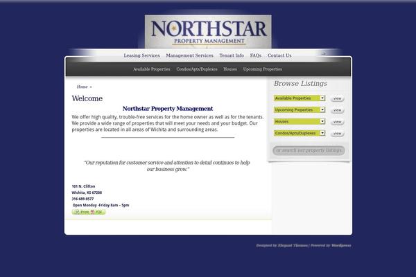 northstarpm.com site used ElegantEstate