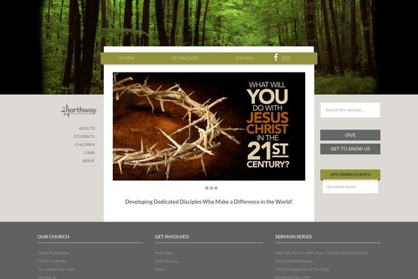 northwaychurch.org site used Northway