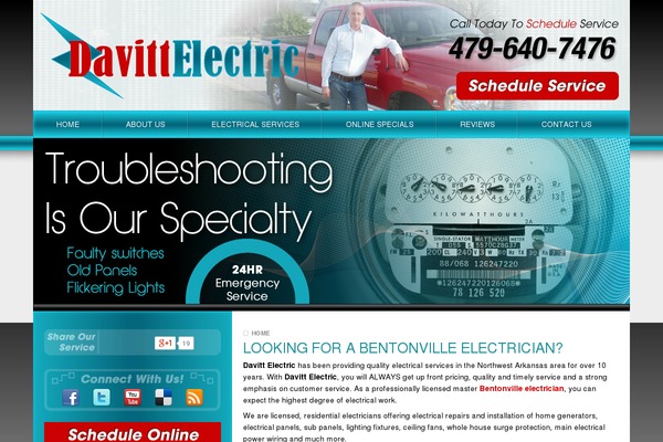 northwestarkansaselectrician.com site used Localthemepro