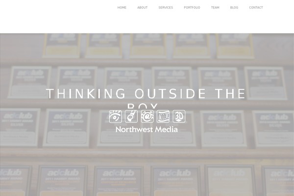 Visia theme site design template sample