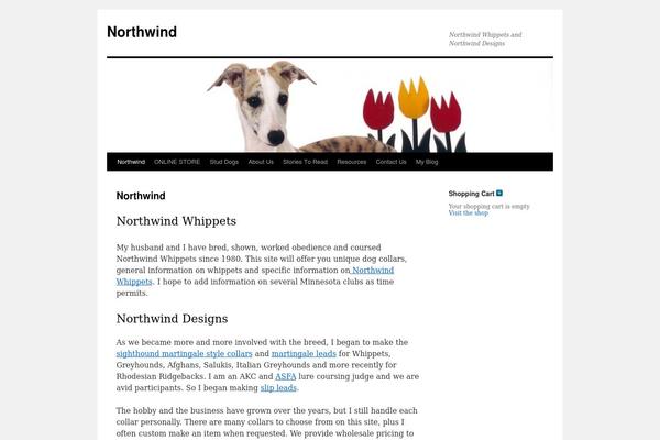 Twenty Ten theme site design template sample