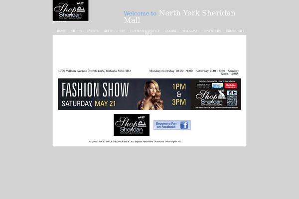 Mall theme site design template sample