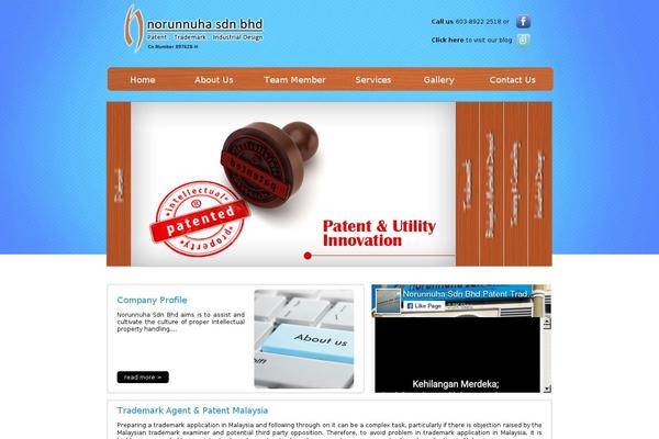 norunnuha.com site used Webtemp