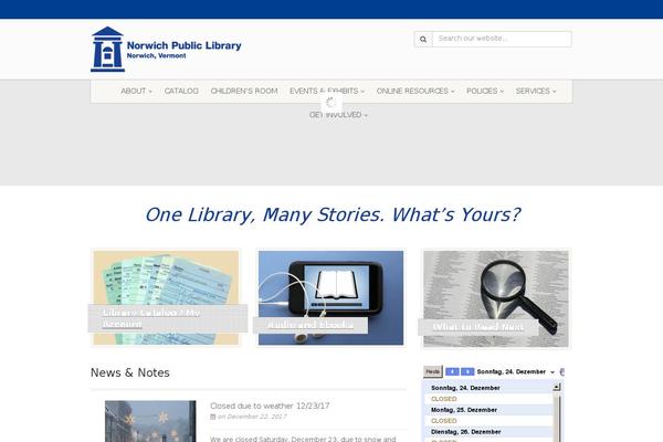 NativeChurch theme site design template sample