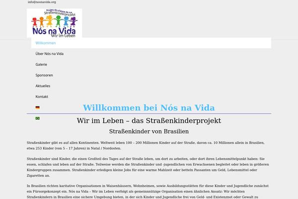 Impreza Child theme site design template sample