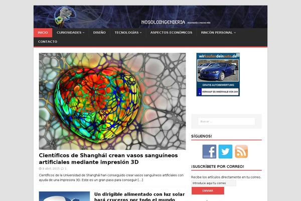 MH TechMagazine theme site design template sample