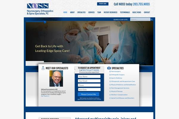 Kalium theme site design template sample