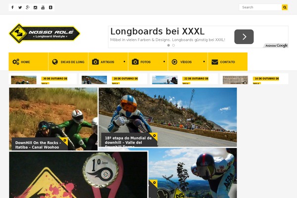 Block Magazine theme site design template sample