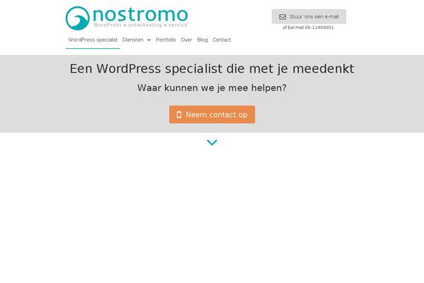 Site using WP Anchor Header plugin