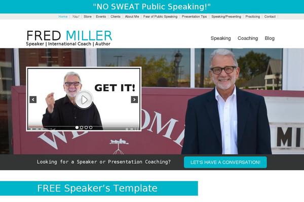 nosweatpublicspeaking.com site used Writee