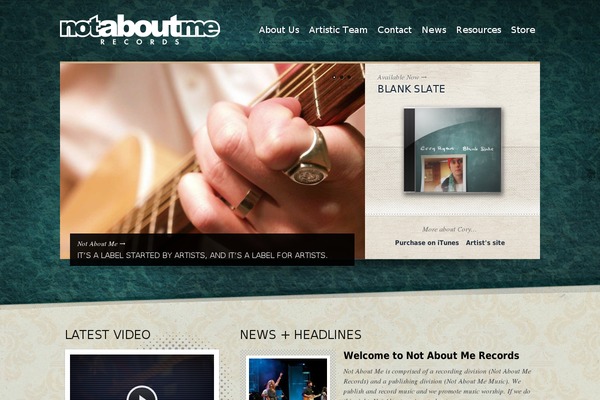 notaboutmerecords.com site used Faded