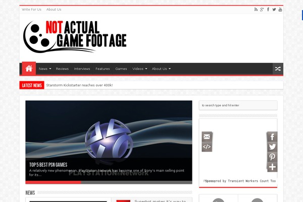 Sahifa theme site design template sample