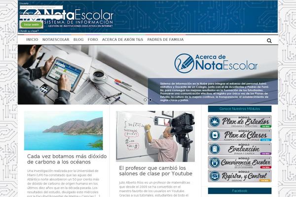 Escapade theme site design template sample