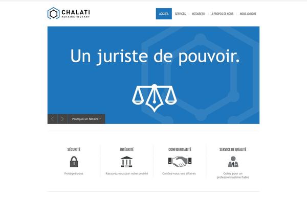 Bigbang theme site design template sample