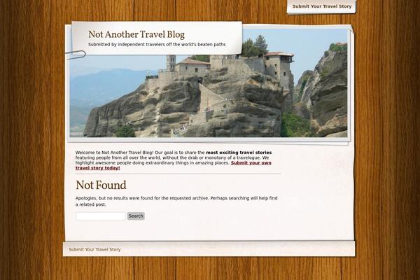Adventure Journal theme site design template sample