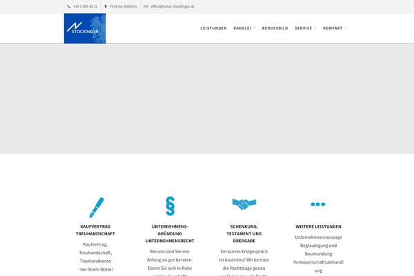 Proxima theme site design template sample