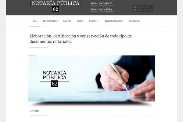 notaria62.mx site used Legalized