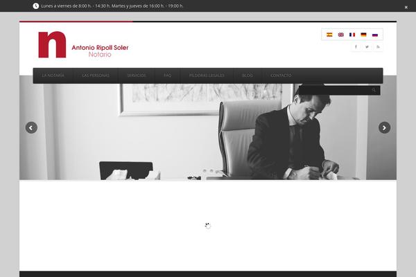 Site using Super RSS Reader plugin