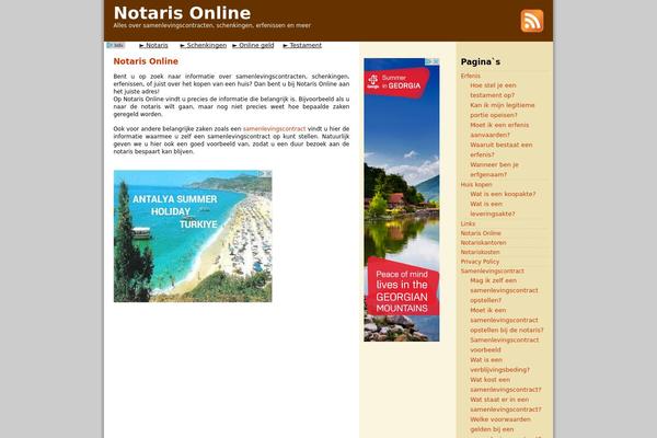 Prosense theme site design template sample