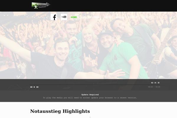 Music-band theme site design template sample