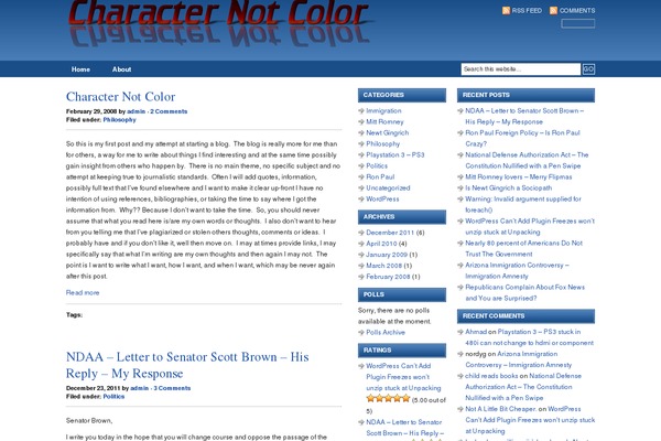 Site using Comment-rating plugin