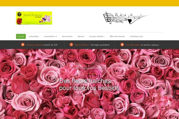 123garden theme site design template sample