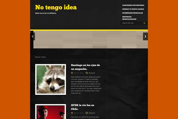 notengoidea.cl site used Fanwood