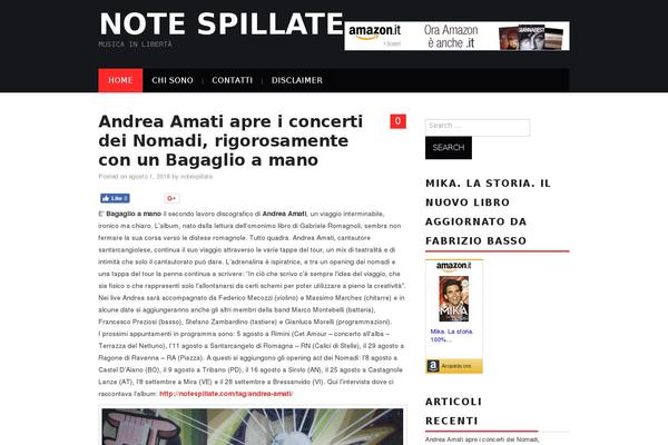 Hiero theme site design template sample