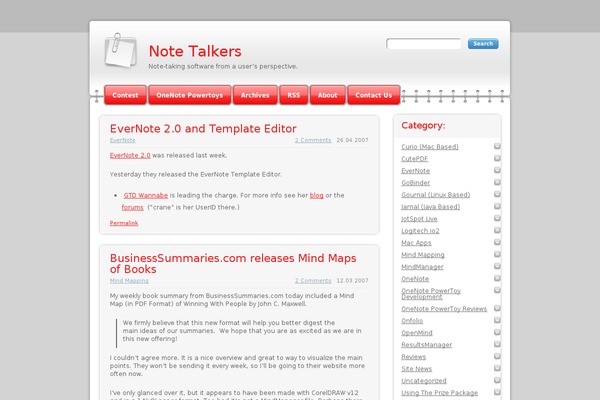 Modern Notepad theme site design template sample