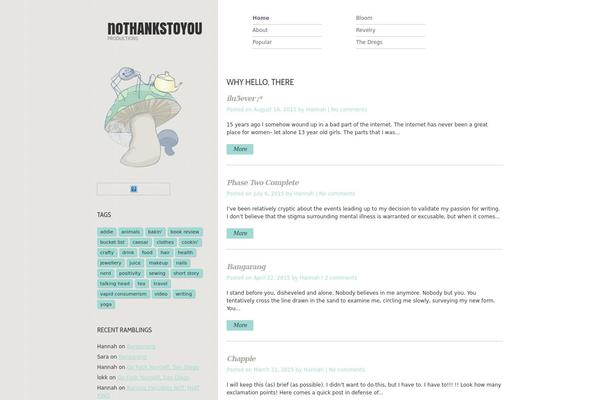 nothankstoyouproductions.com site used Theme1486