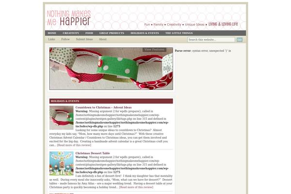nothingmakesmehappier.com site used Lifestyle-90210