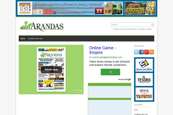 Site using Alligator Popup plugin