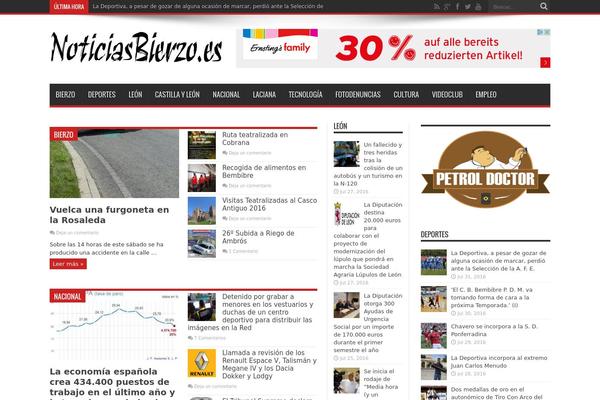 Jarida theme site design template sample