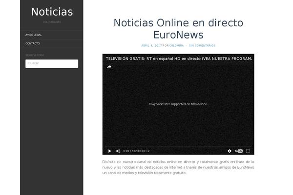 Flat theme site design template sample