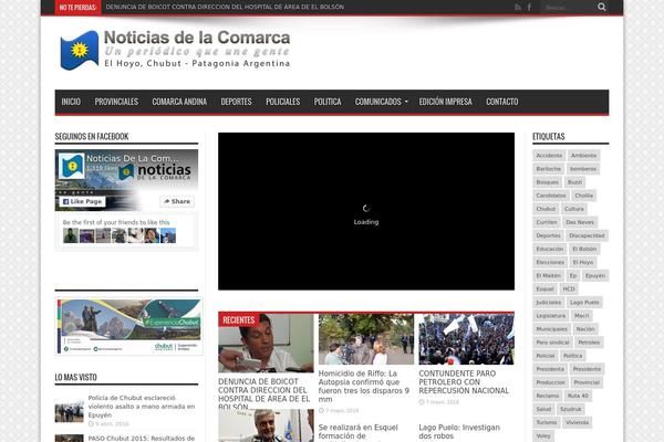 Jarida theme site design template sample