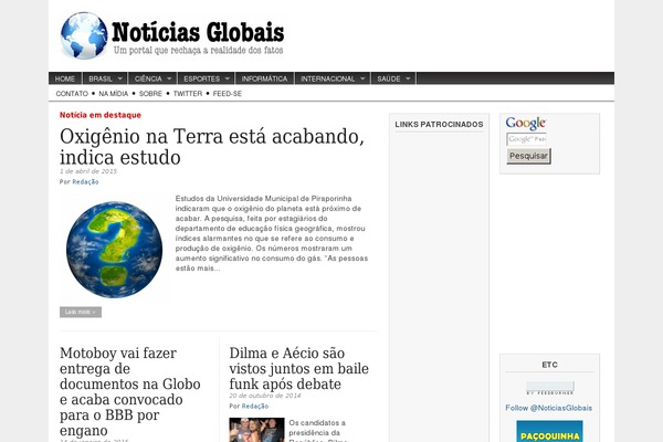 Magazine Basic theme site design template sample