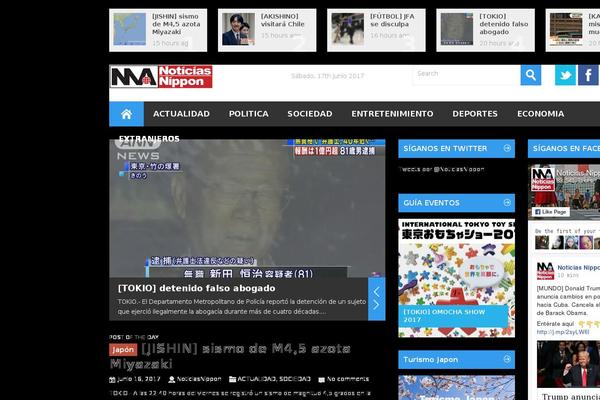 Newsberg theme site design template sample