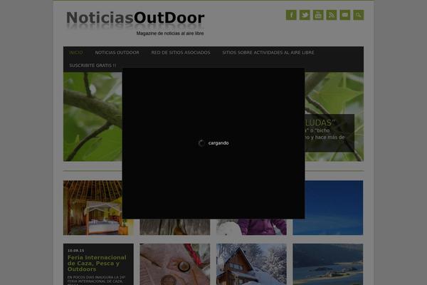 Magazino theme site design template sample