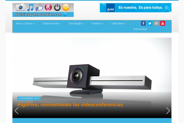 noticiasquehacenbien.com site used Gazeti-3k