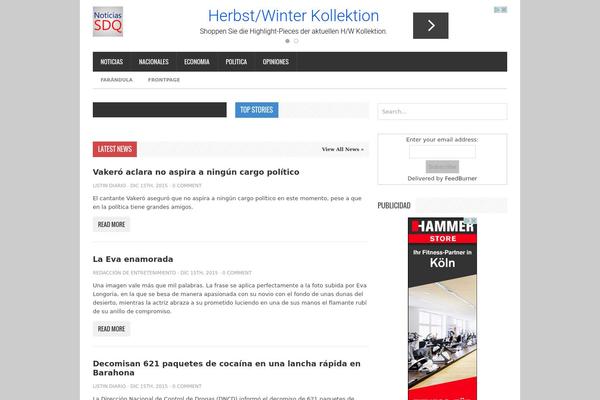 publisher2 theme websites examples