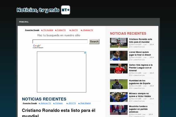 noticiastvymas.com site used Glassical