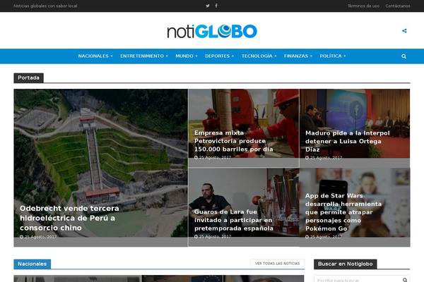 Site using Meks ThemeForest Smart Widget plugin